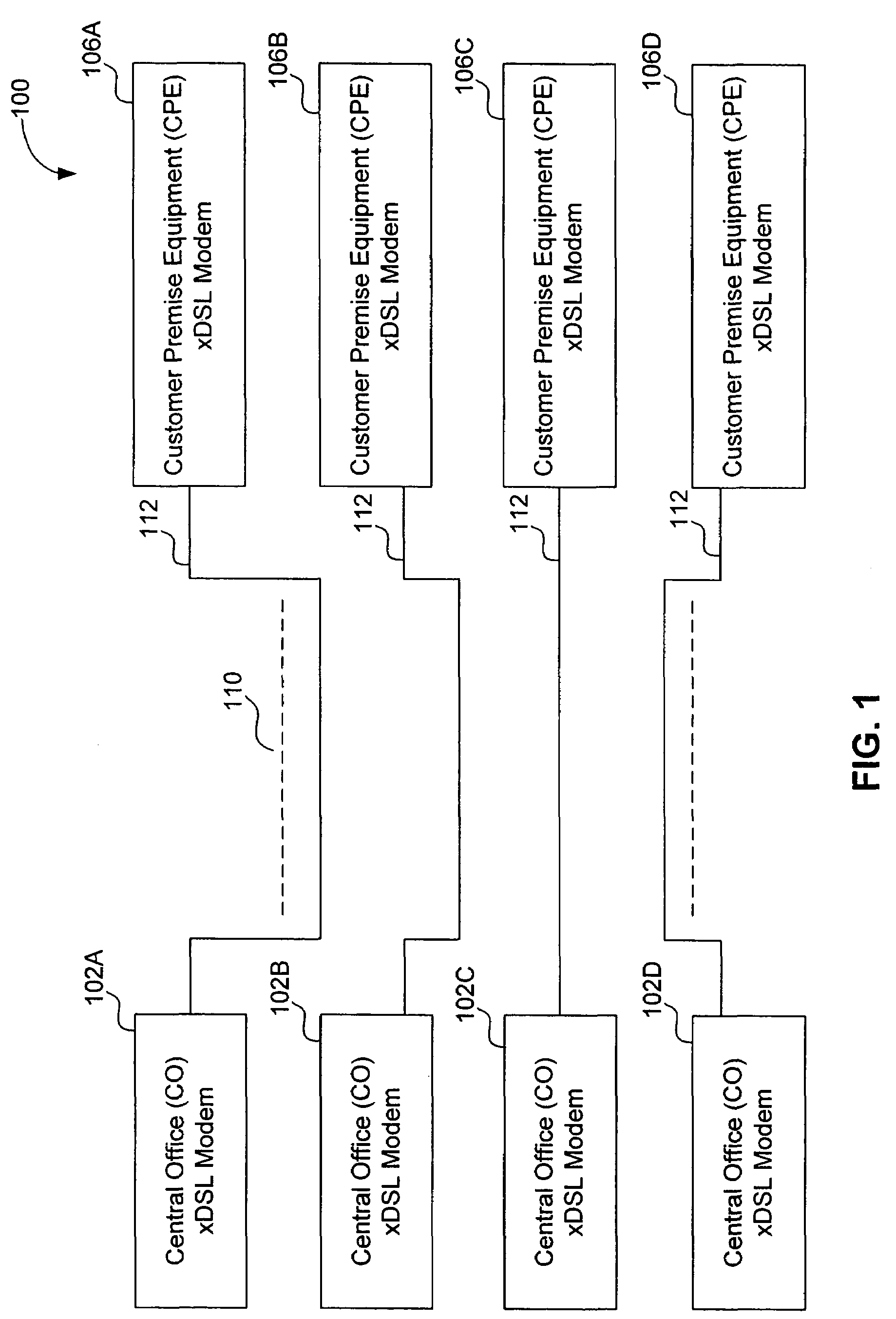 Method and system for reducing cross-talk and avoiding bridged taps