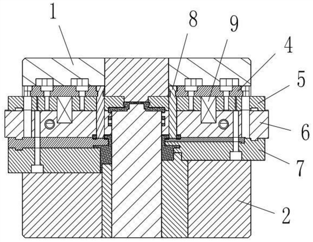 A mold slider release mechanism