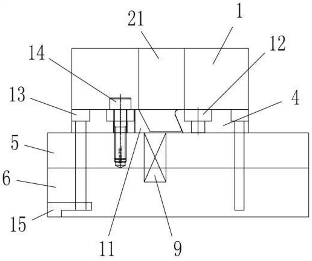 A mold slider release mechanism