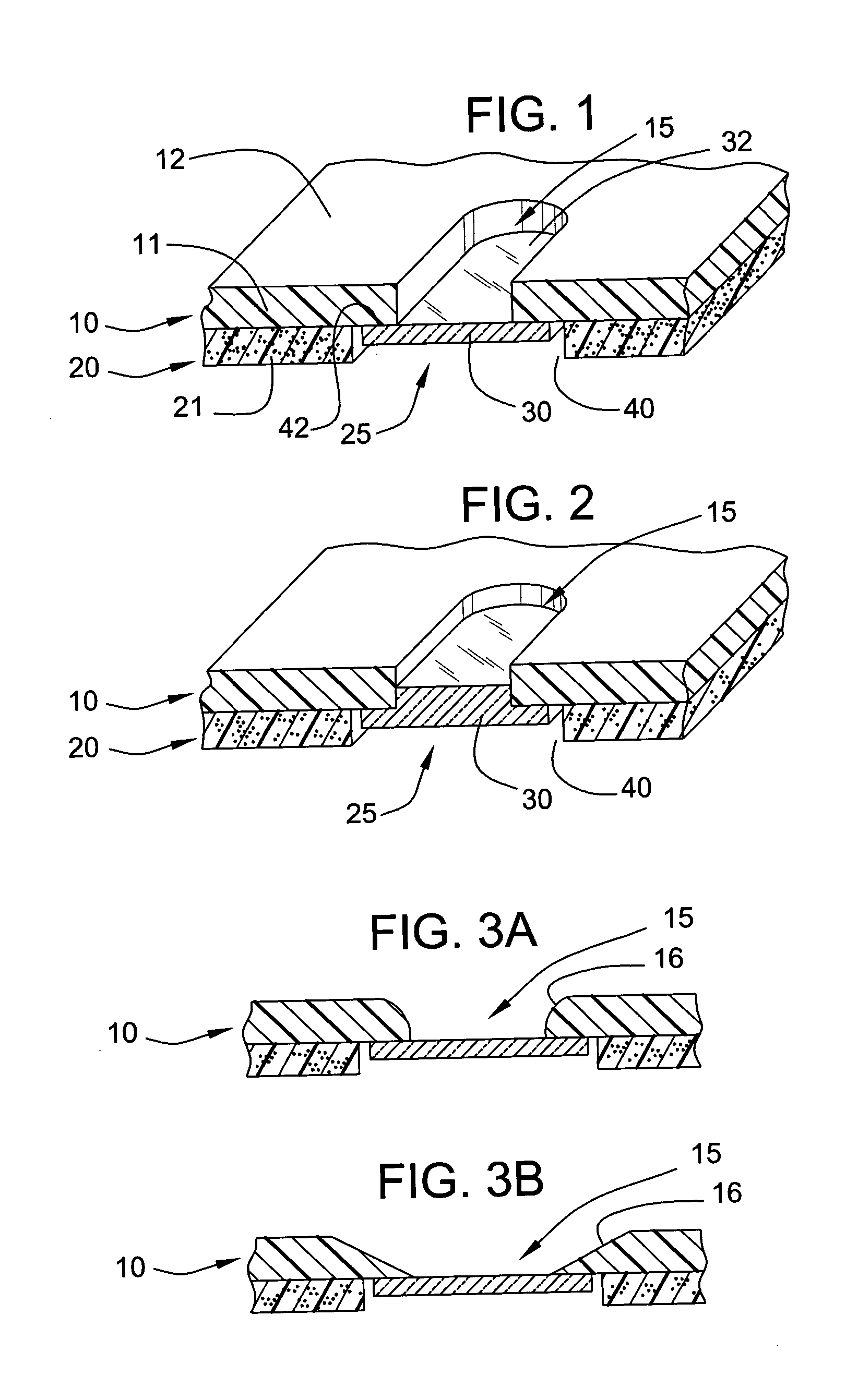 Polishing pad with recessed window