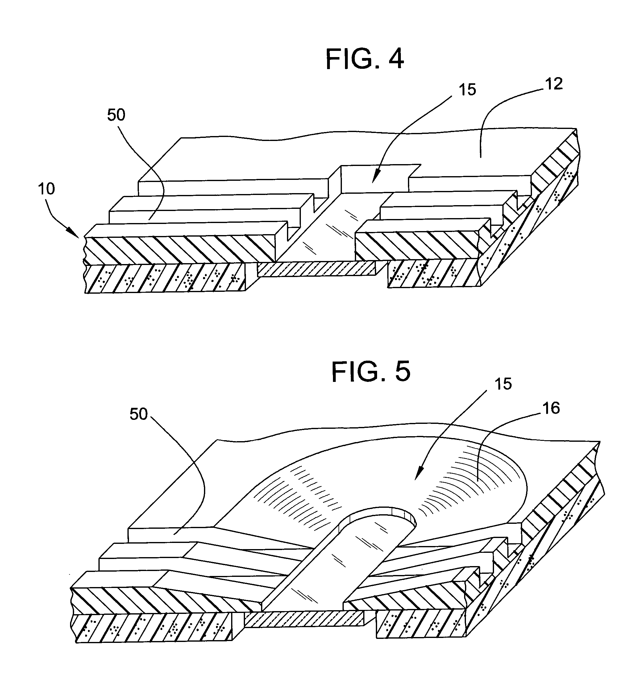 Polishing pad with recessed window