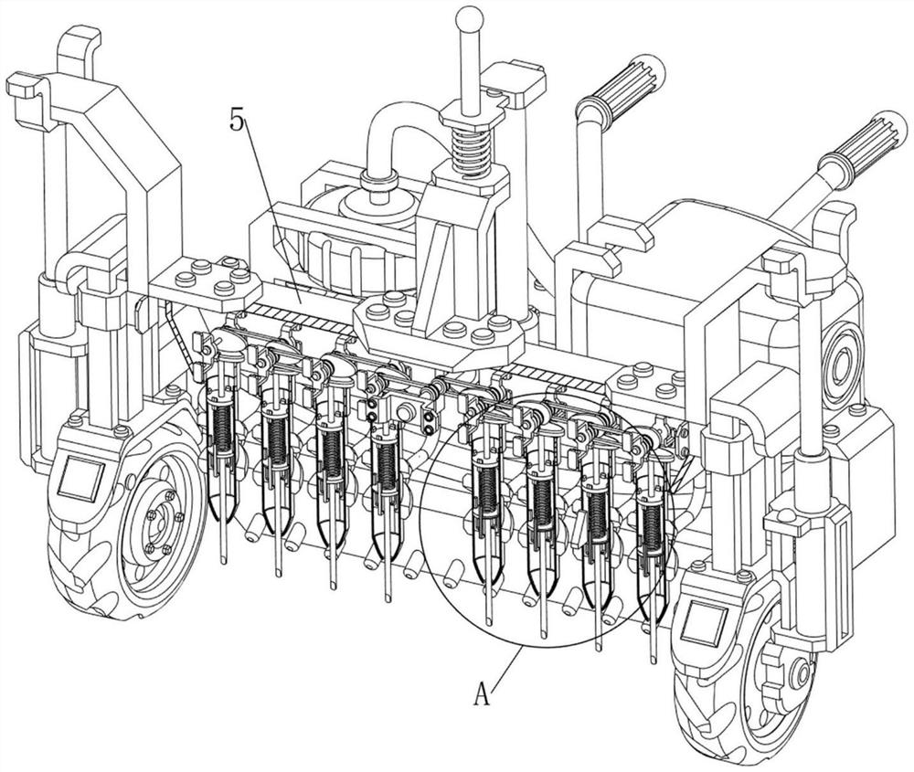 Rapid falling-off equipment for concrete cushion layer