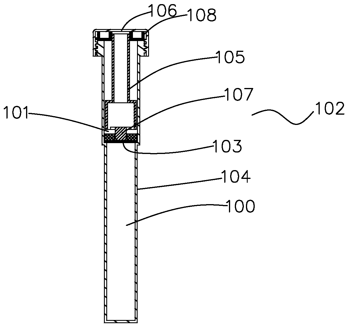 Temperature-adjustable device and container thereof