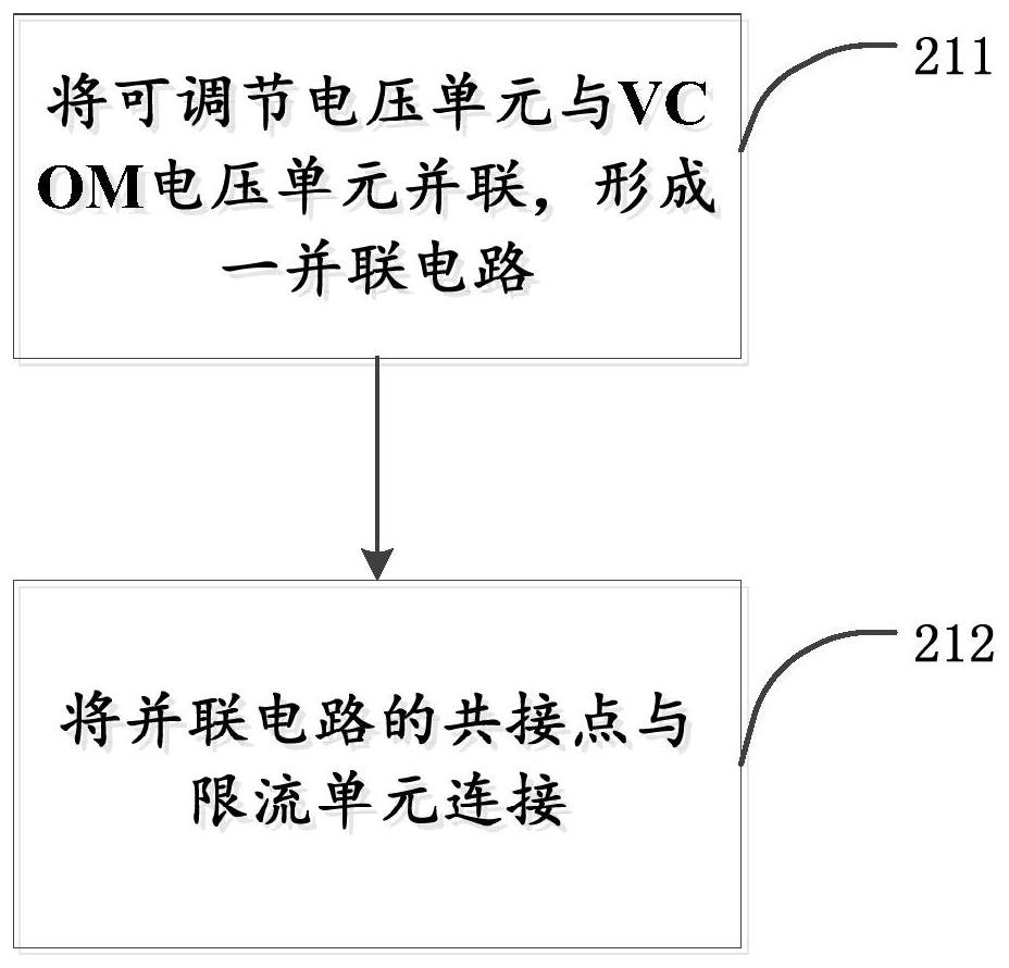 Display module VCOM voltage regulation method and circuit