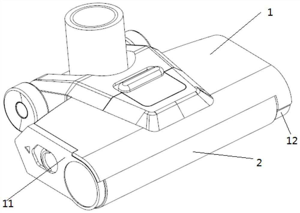 Floor brush with rolling brush heating function, cleaning equipment and control method thereof