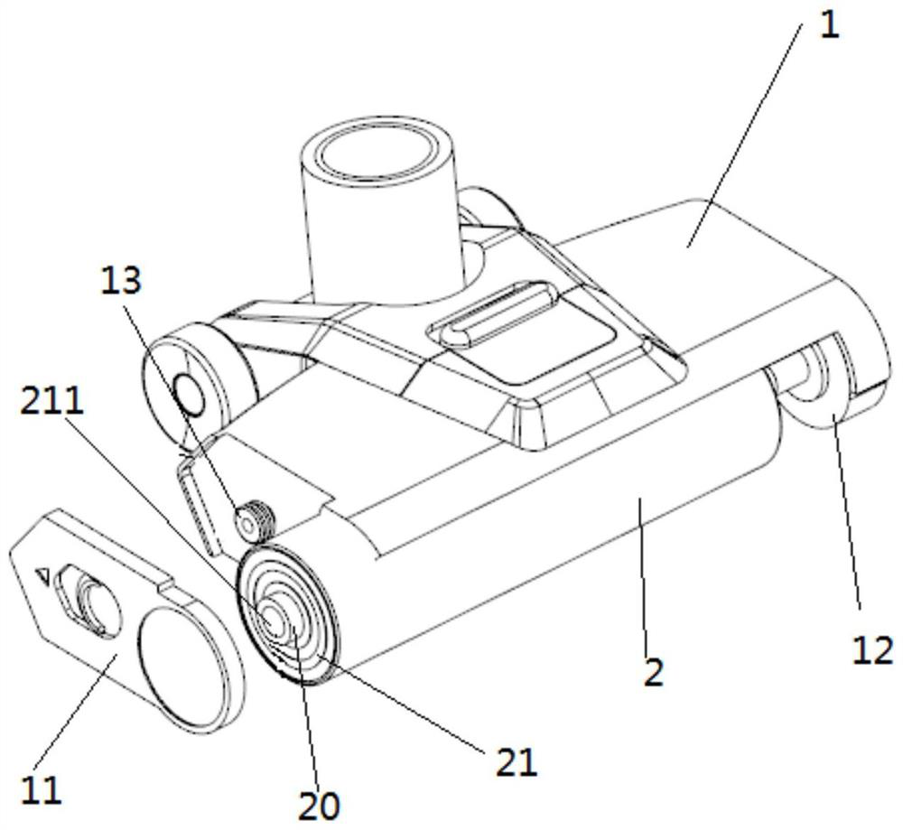 Floor brush with rolling brush heating function, cleaning equipment and control method thereof