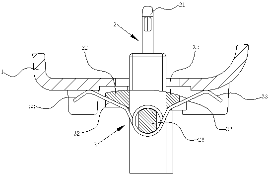 Connecting device of USB plug