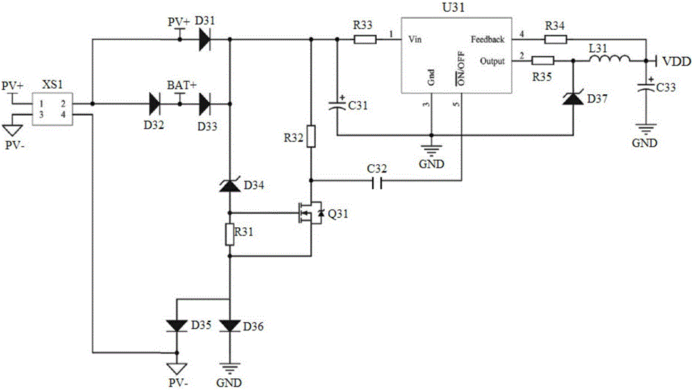 Solar air conditioner system having functions of charging, control and automatic discharging