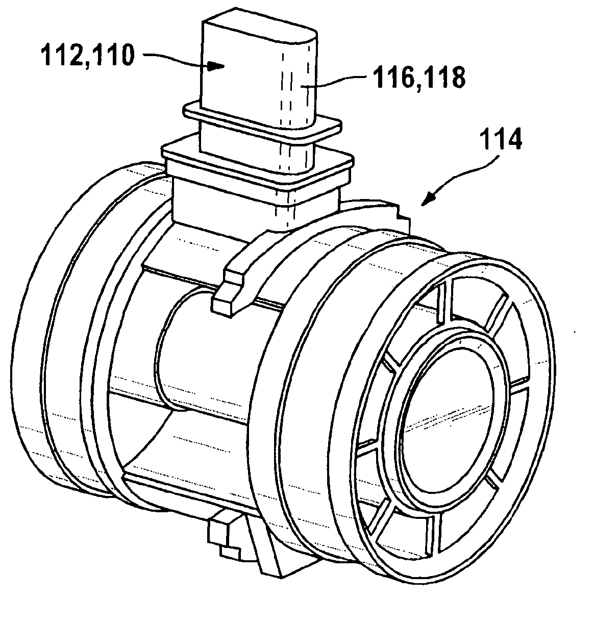 Hot film air mass meter and method for its manufacture