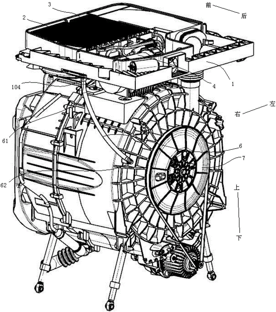 Heat pump clothes dryer or heat pump washing-drying-integrated machine