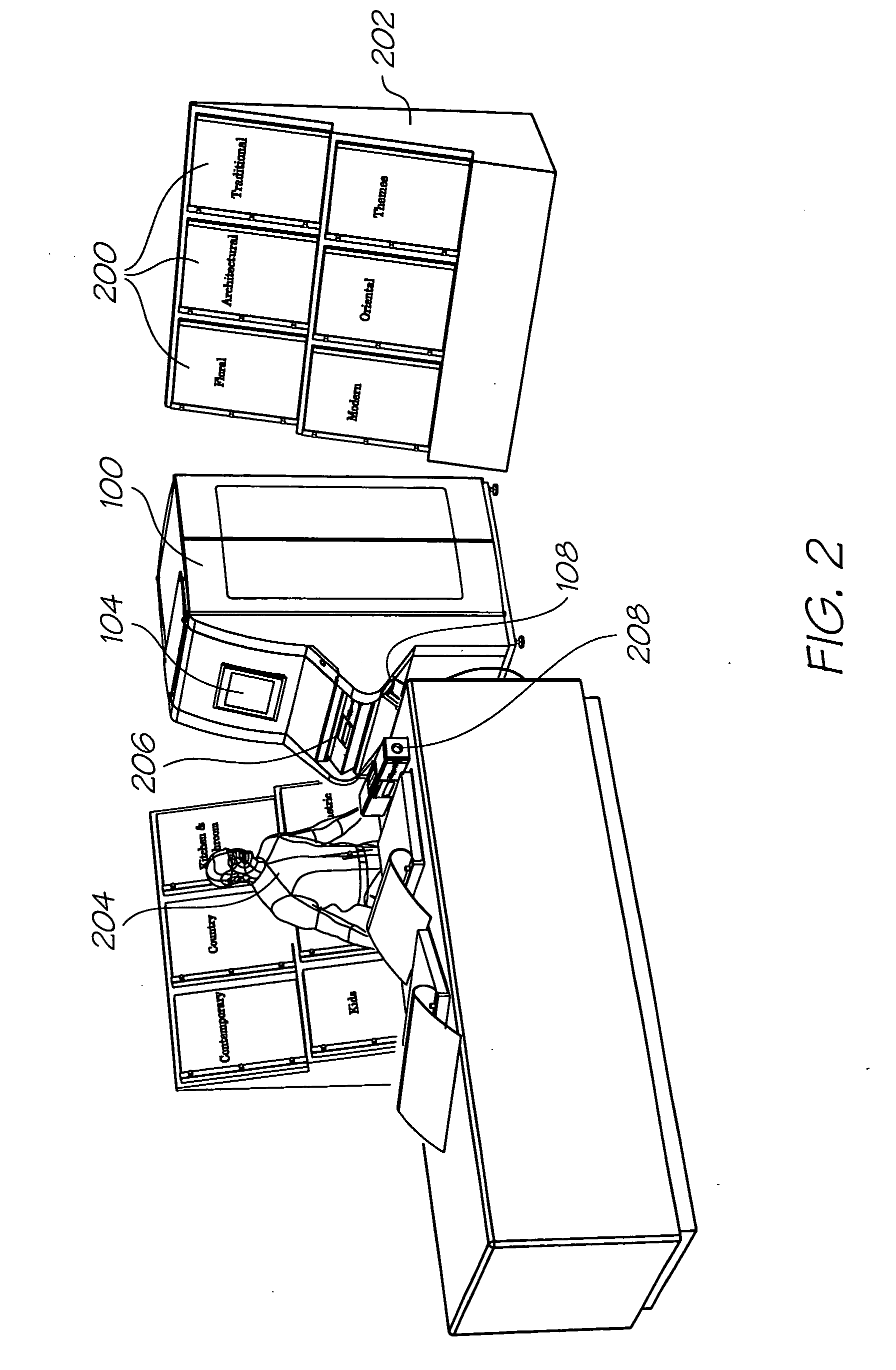 Method for printing wallpaper