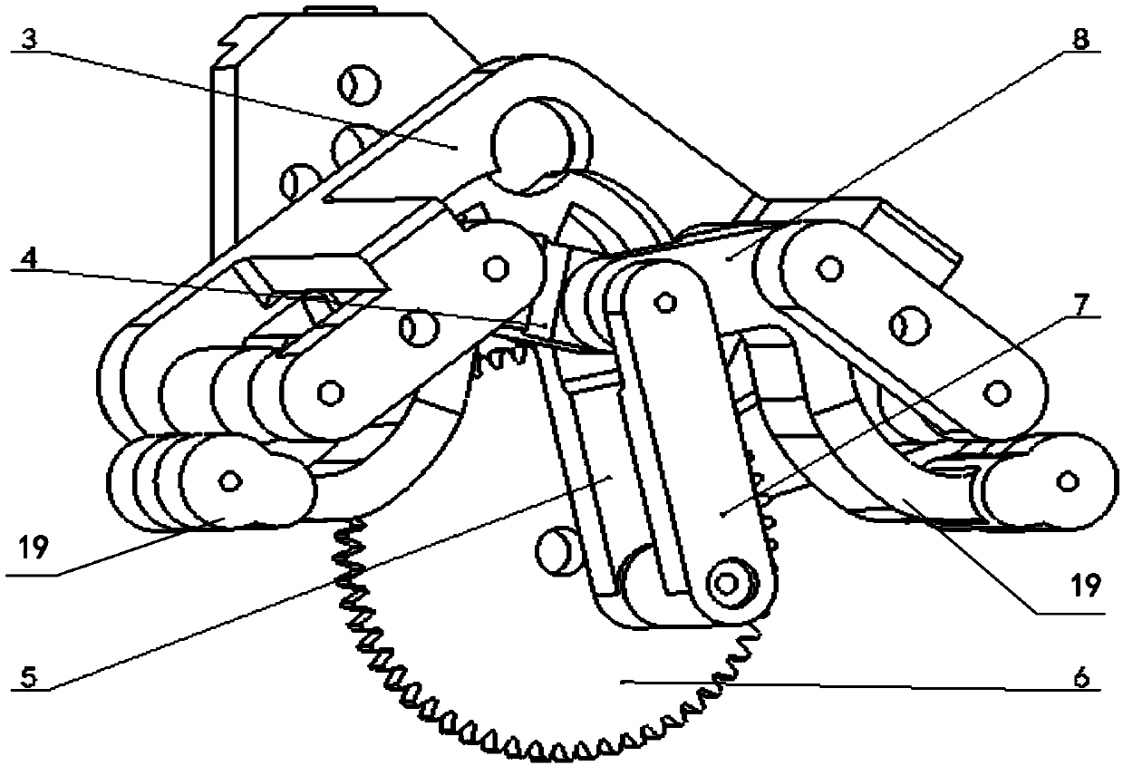 Miniature bionic flapping aircraft based on single-crank and double-rocker mechanism