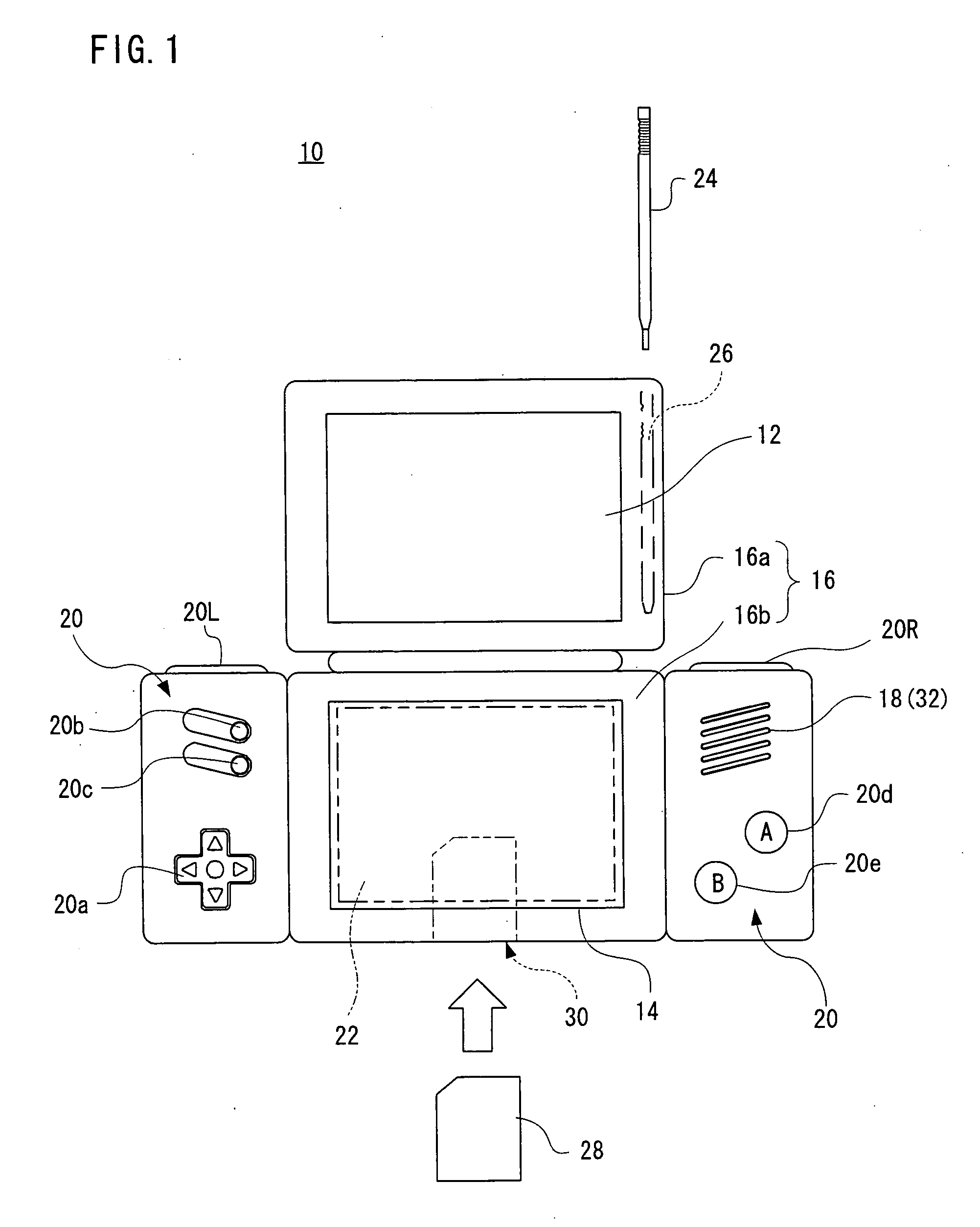 Game apparatus utilizing touch panel and storage medium storing game program