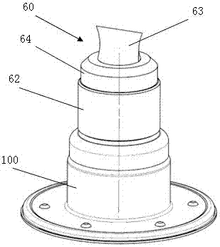 Exhaust pipe of magnetron for microwave oven