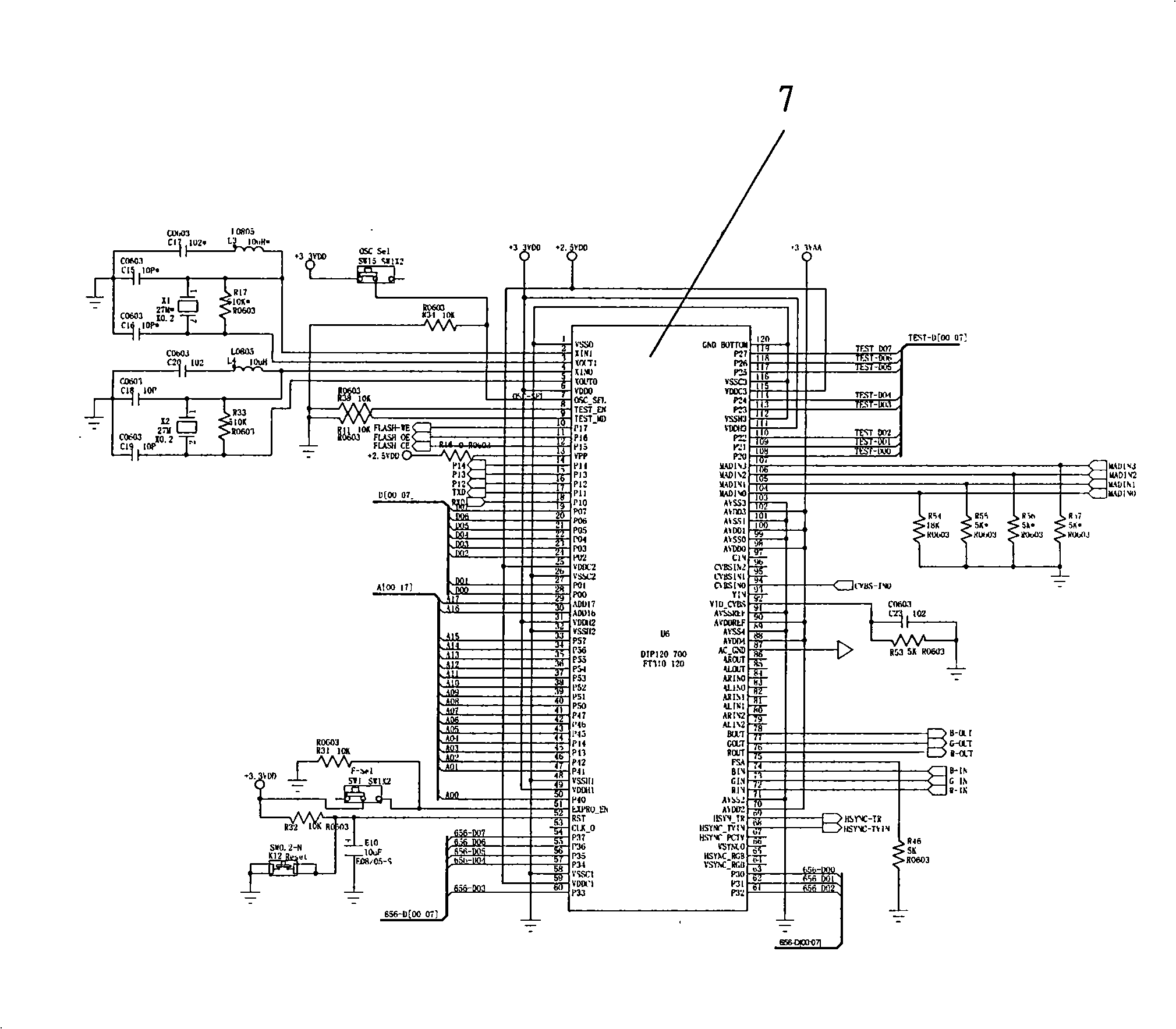 Receiver capable of automatically regulating and controlling twisted-pair line transmission video signal