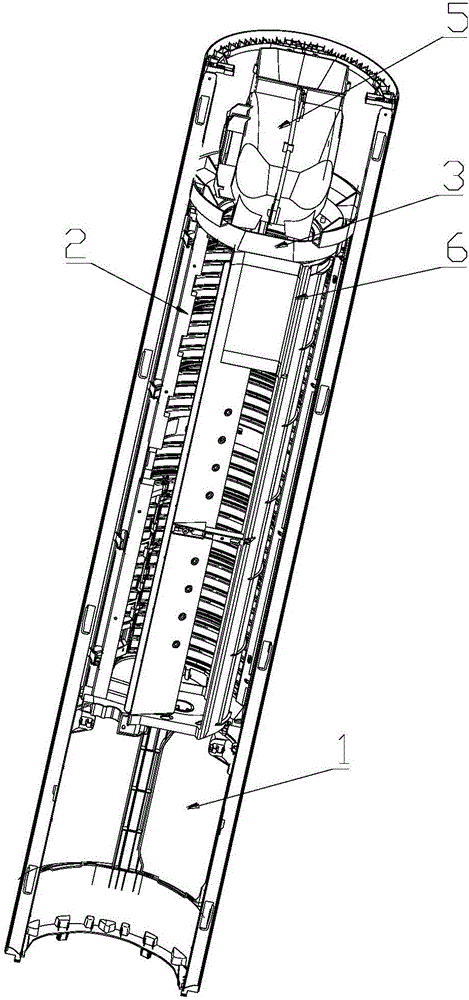 Vertical cross flow air conditioner with air capable of going out from top and control method