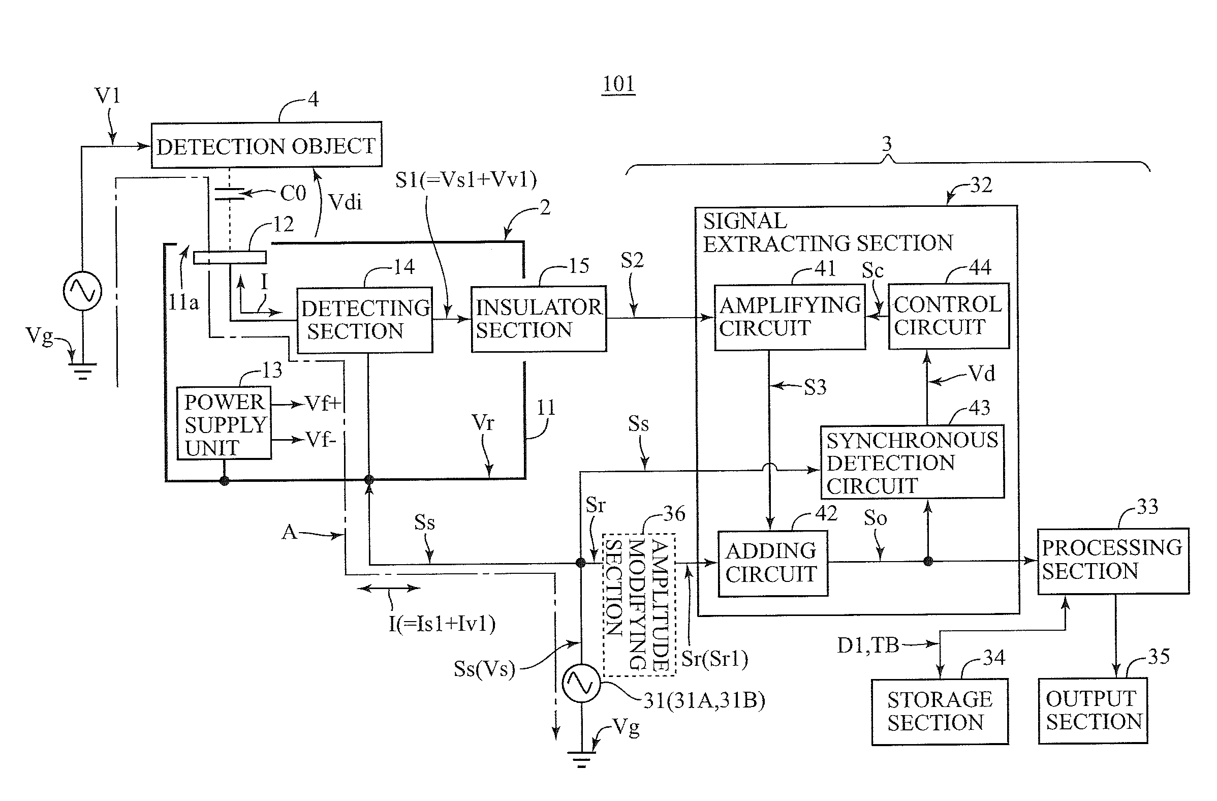 Voltage detection device