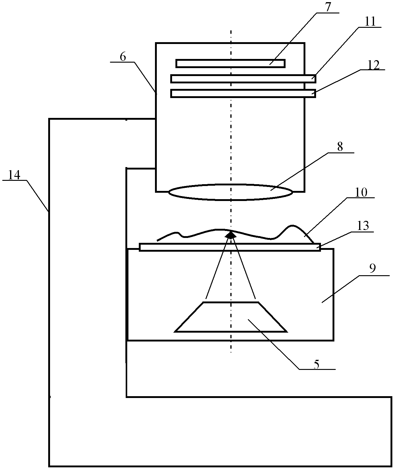 Laser optical tweezer microscope