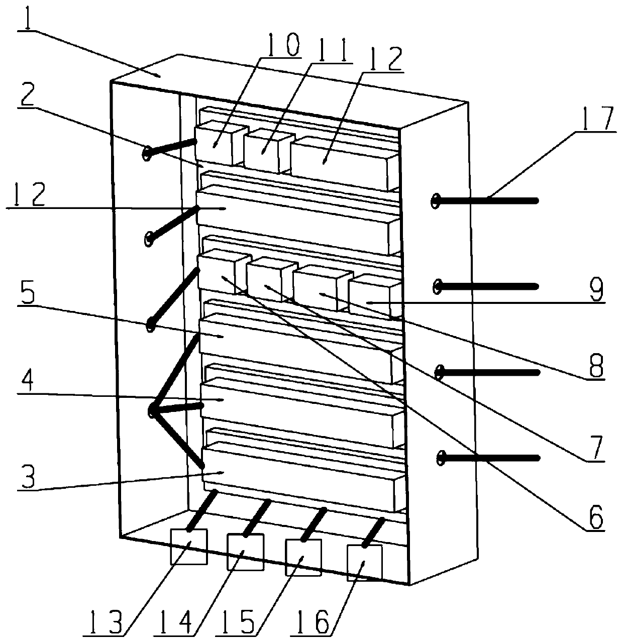 A data collection cabinet