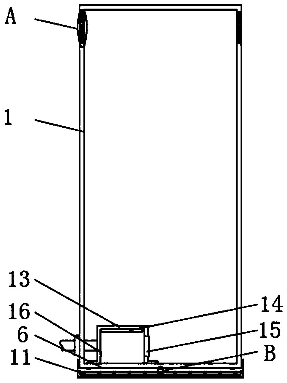 Pressure-bearing water tank structure and machining process