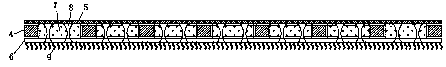 Weaving method for anti-radiation metal fiber fabric and with radiation protection strengthening effect