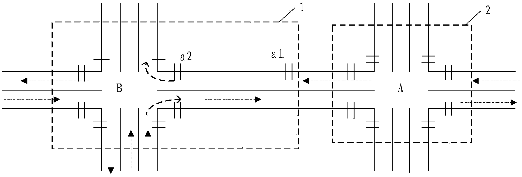 Traffic signal global control method and system based on radio frequency identification technology