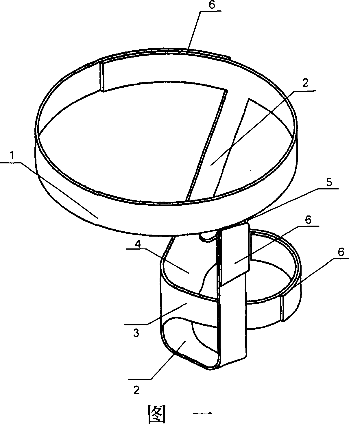 Waist type pressurized tourniquet in medical use