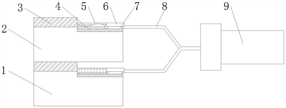 A single-mode double-layer optical fiber array