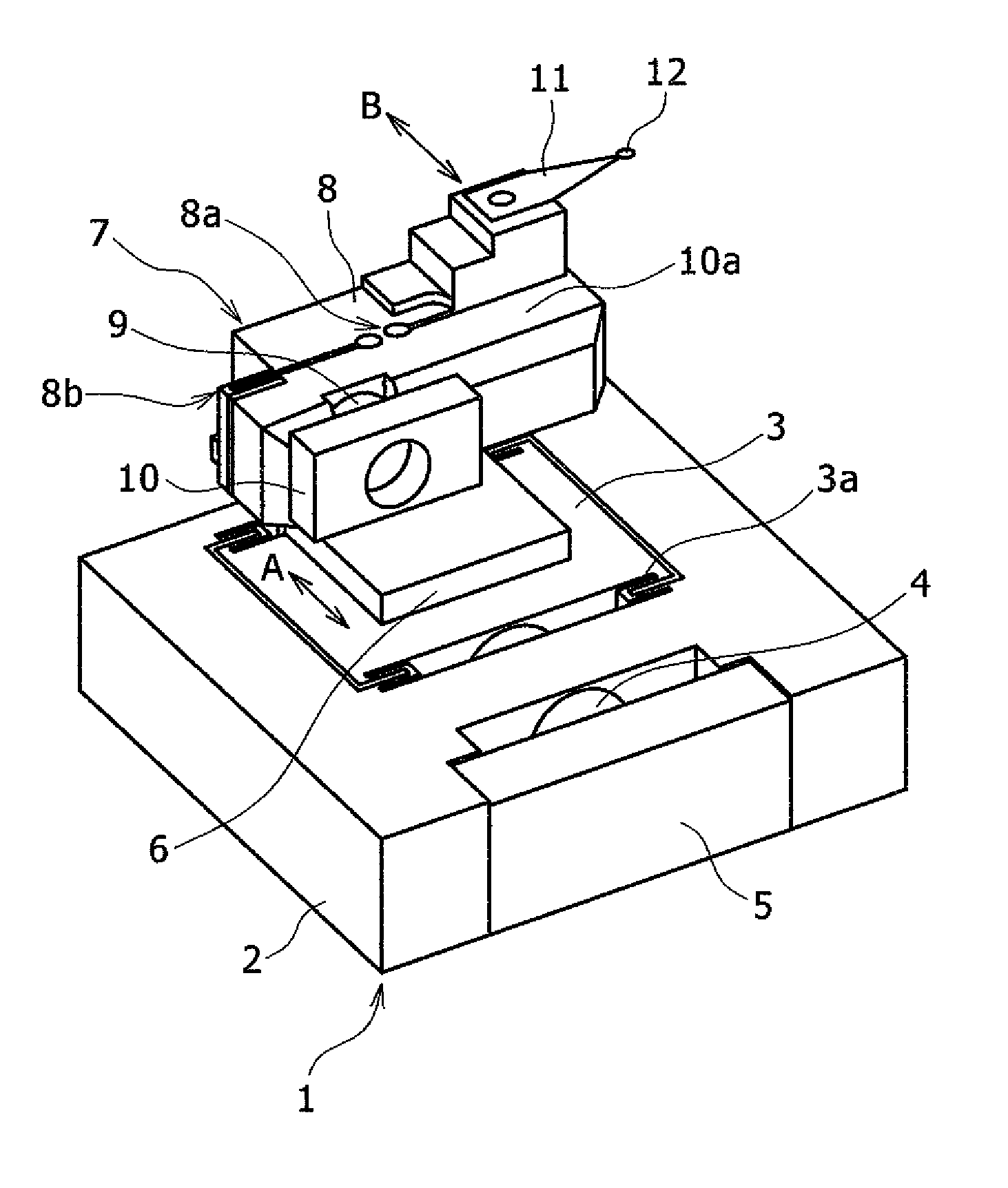 Magnetic head-positioning servo system, magnetic head test system and magnetic disk test system