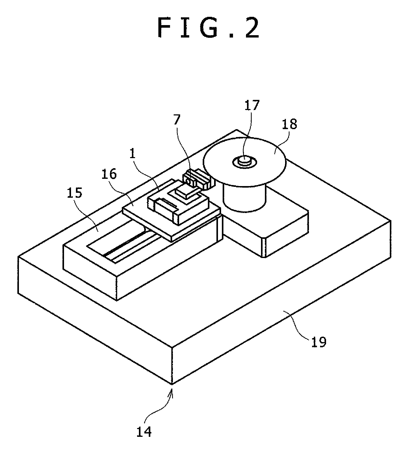 Magnetic head-positioning servo system, magnetic head test system and magnetic disk test system