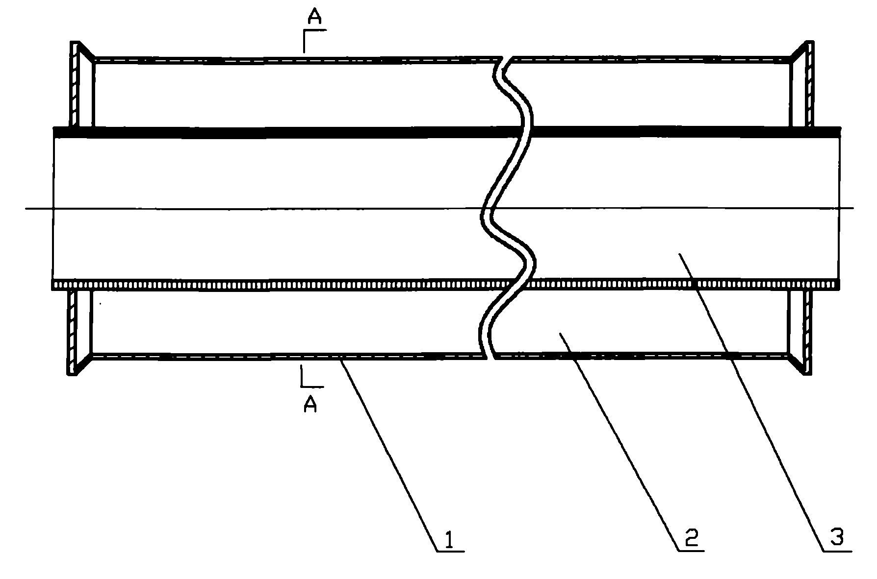 Photoelectric photo-thermal combined vacuum straight-through heat collector for trench light condensing system