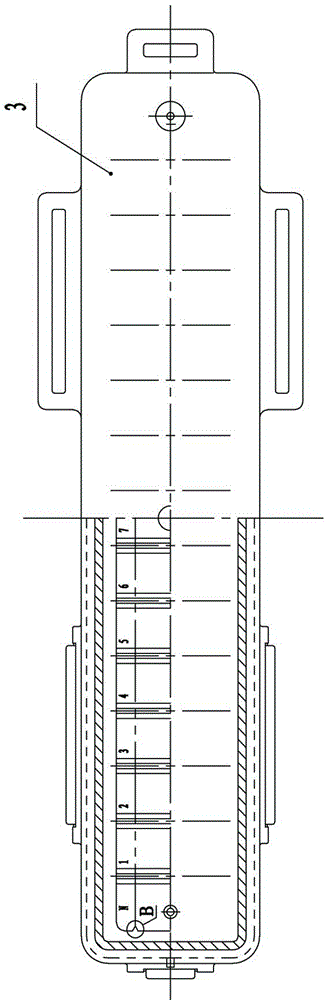 Medical examination puncture sample collecting and fixing device