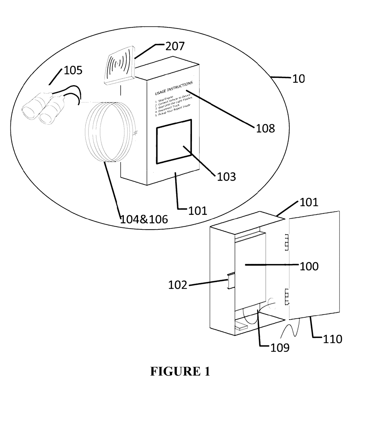 Method and apparatus for connecting to a heavy duty vehicle and performing a vehicle roadworthiness check