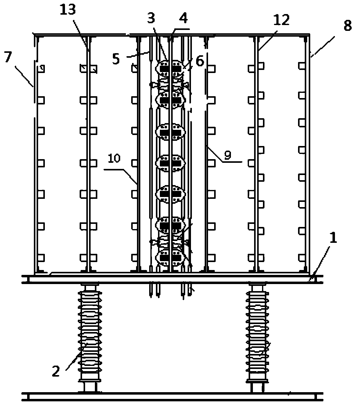 An epoxy bracket for installing a drawer-type power module