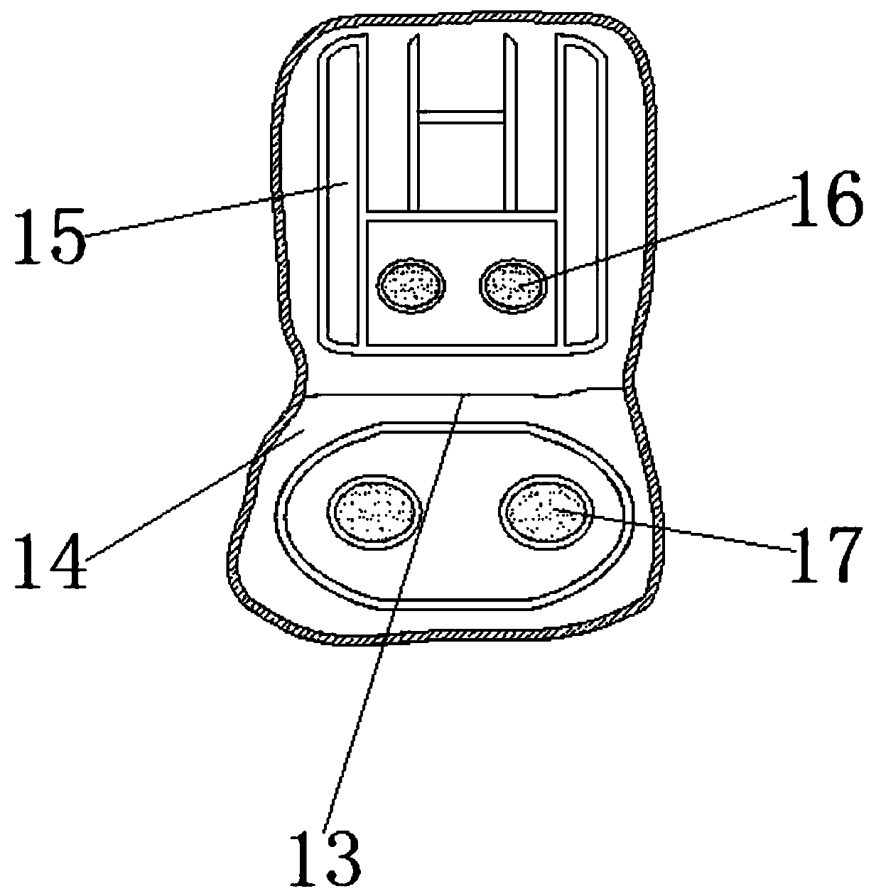 Cervical vertebra tractor capable of massaging automatically