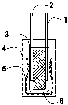 Varistor element with thermal protection