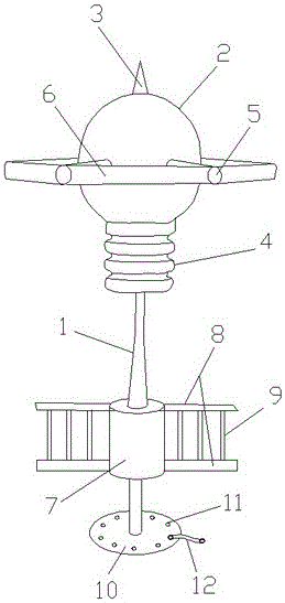 Lightning arrester of high-rise building