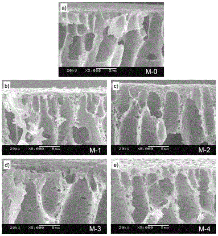 Polyethersulfone temperature-stimuli-responsive membrane and preparation method thereof