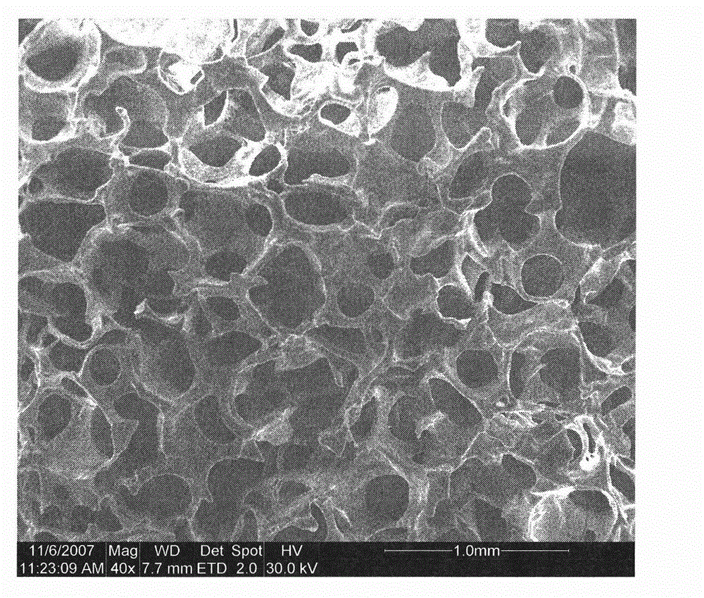 Release oxygen type porous inorganic/organic composite stent material