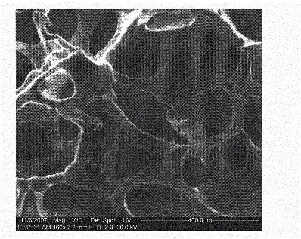 Release oxygen type porous inorganic/organic composite stent material