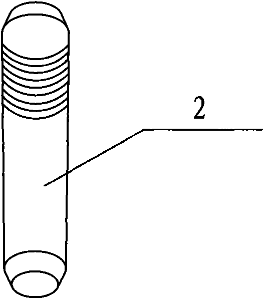 Inclined expanding bead threaded tube expander