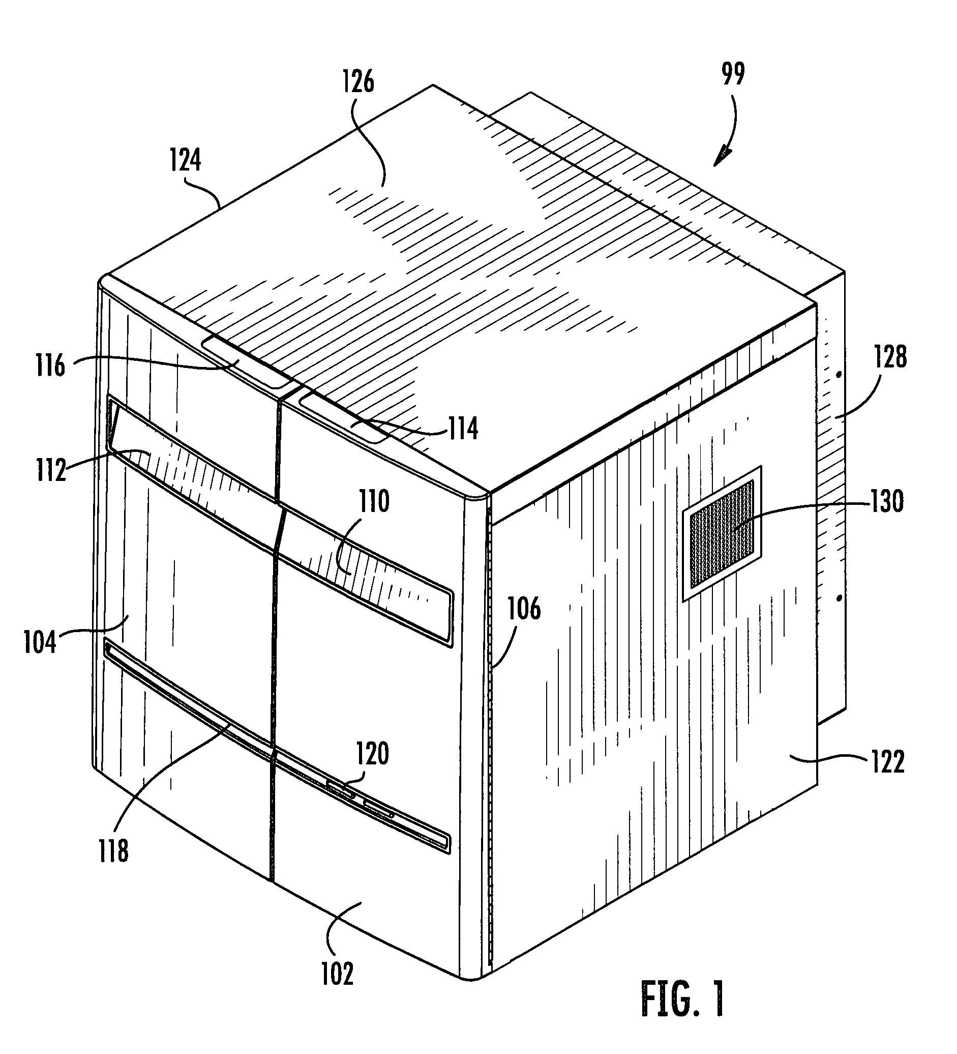 Cartridge for solid imaging apparatus and method