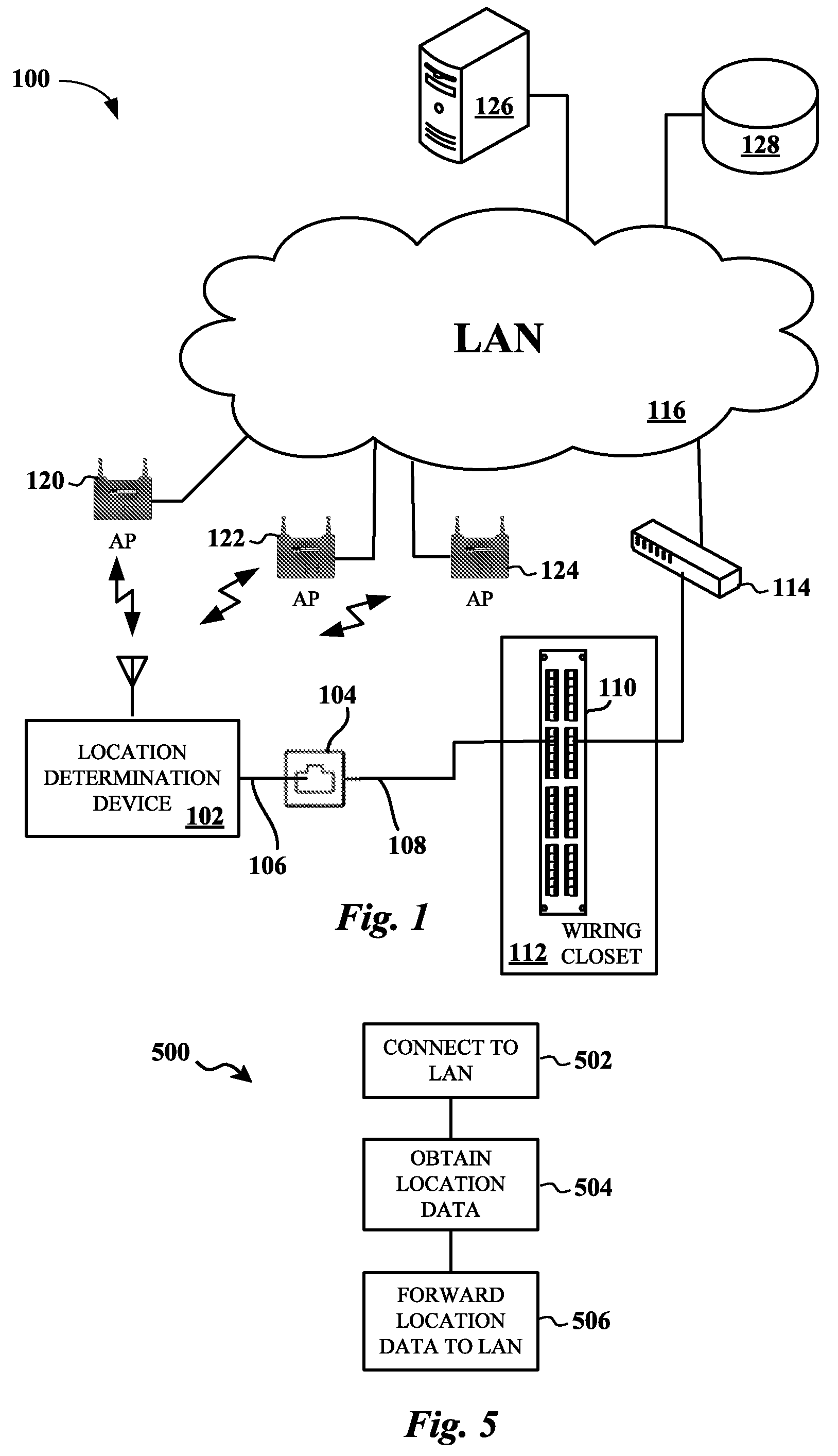 Obtaining per-port location information for wired LAN switches