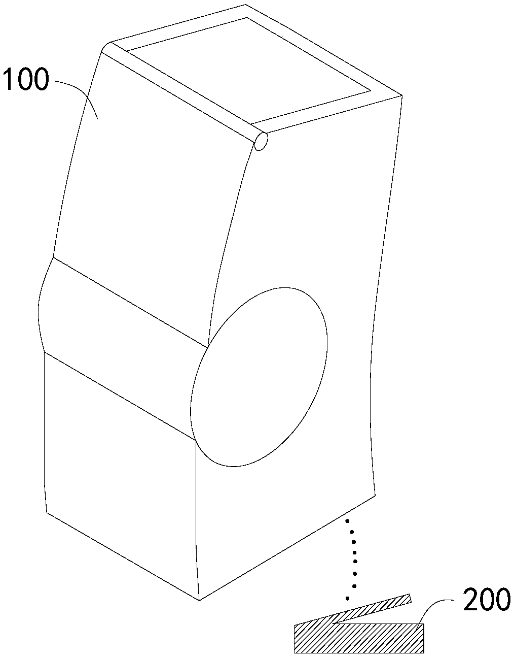 Radio frequency control pedal switch device for high-frequency radio frequency cosmetic instrument