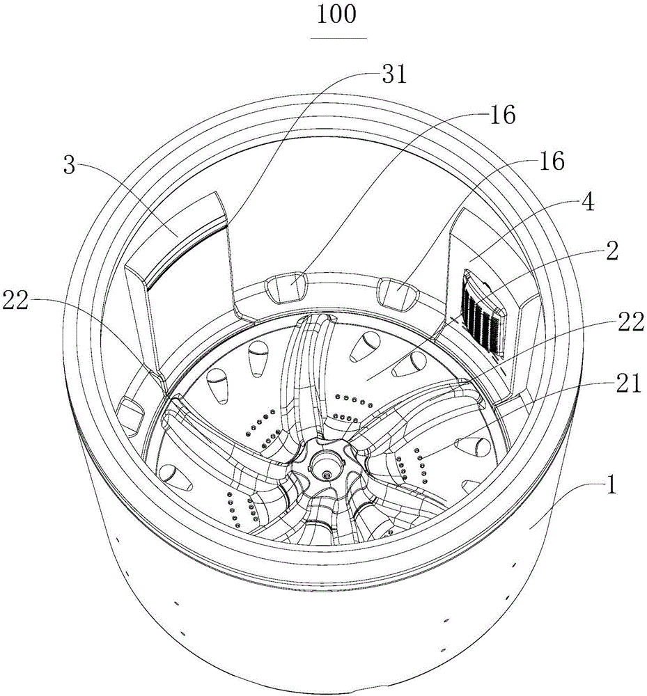 Impeller-type washing machine