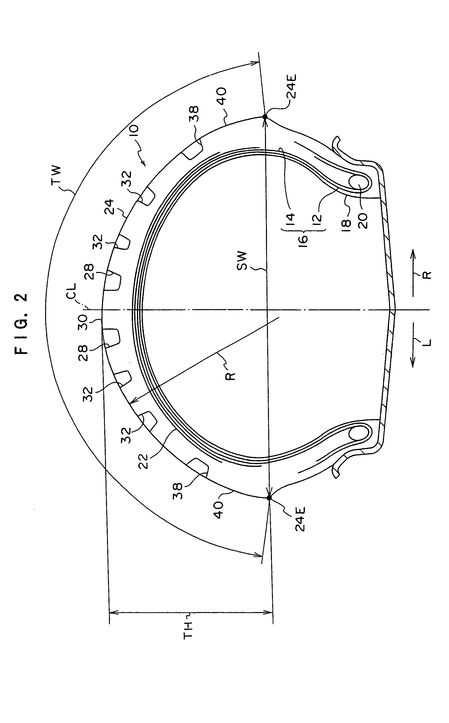 Pneumatic tire for motorcycle