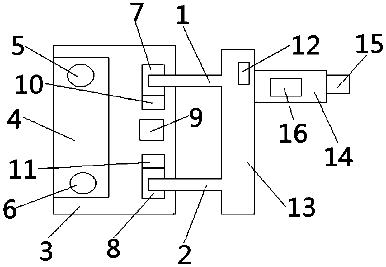 A robot electrode cap replacement auxiliary device