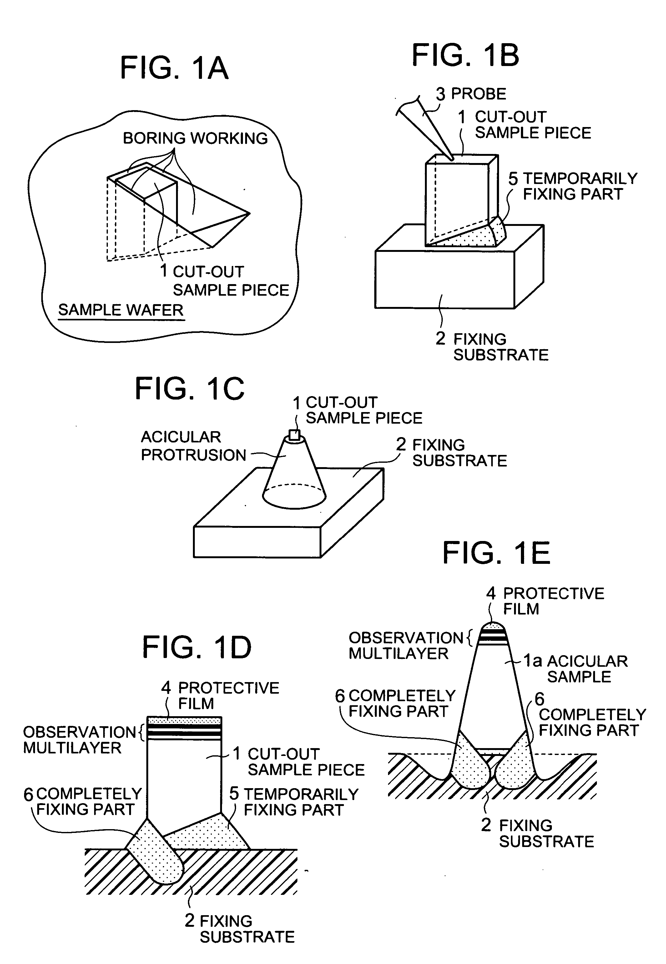 Atom probe apparatus and method for working sample preliminarily for the same