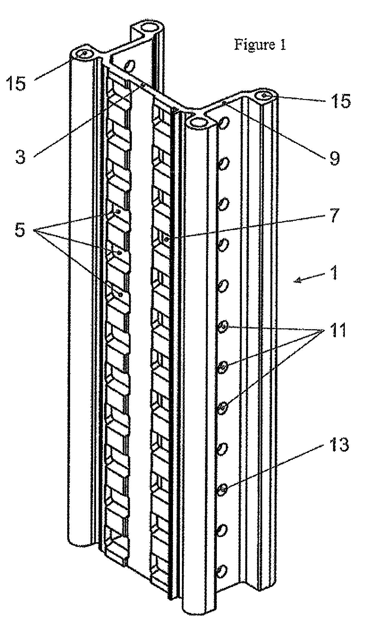 Connection for guide rails