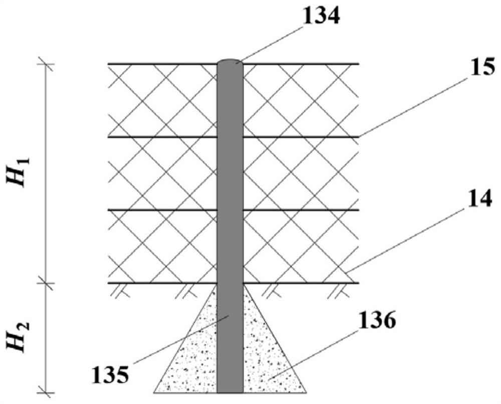 Village and town building torrential flood and debris flow protection system and design method